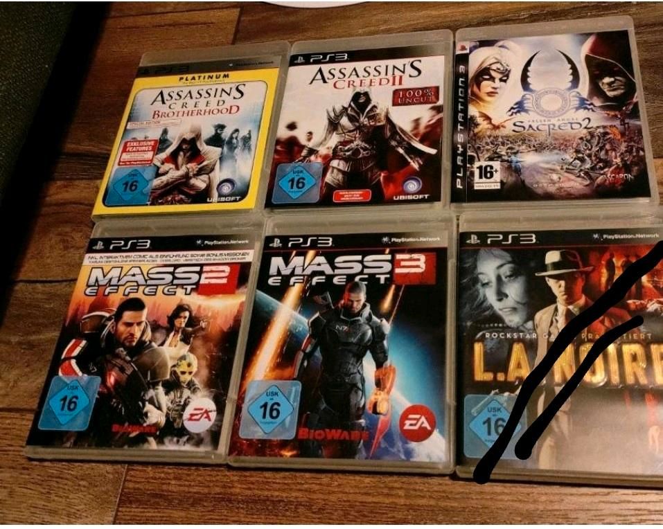PS3 Spiele Assassin's Creed Sacred 2 Mass Effect 2 + 3 in Bottrop