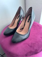 H&M Schuhe Leder Pumps 36 schwarz Baden-Württemberg - Korntal-Münchingen Vorschau