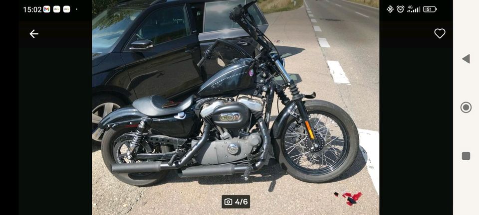 Harley-Davidson Sportster Nightster Rahmen + Papiere in Neckartailfingen