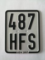 Moped Mofa Roller Nummernschild Kennzeichen 487 HFS 2017 Sammler Bayern - Peiting Vorschau