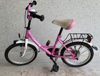 Kinder Fahrrad Mädchen 16 “  rosa weiß/ pink mit Gepäckträger Saarland - Schiffweiler Vorschau