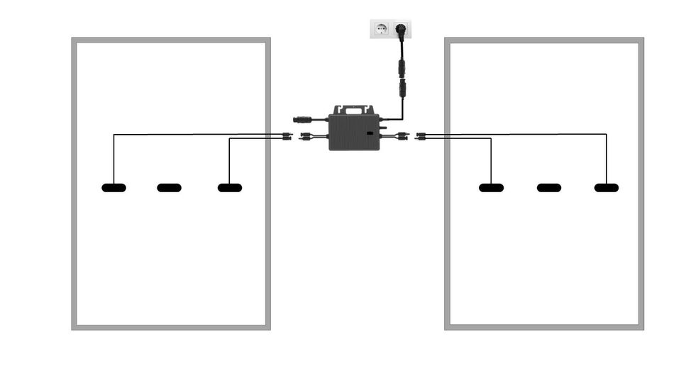 900Wp/600_800 W Balkonkraftwerk - Mini PV/ Doppelglas-Modul in Heilbronn