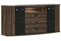 Kommode Sideboard Highboard Rondino Schwarz Braun LED Nordrhein-Westfalen - Bottrop Vorschau