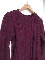 Pullover Strickpullover Zopfmuster weinrot bordeauxrot H&M S 36 Neuhausen-Nymphenburg - Neuhausen Vorschau