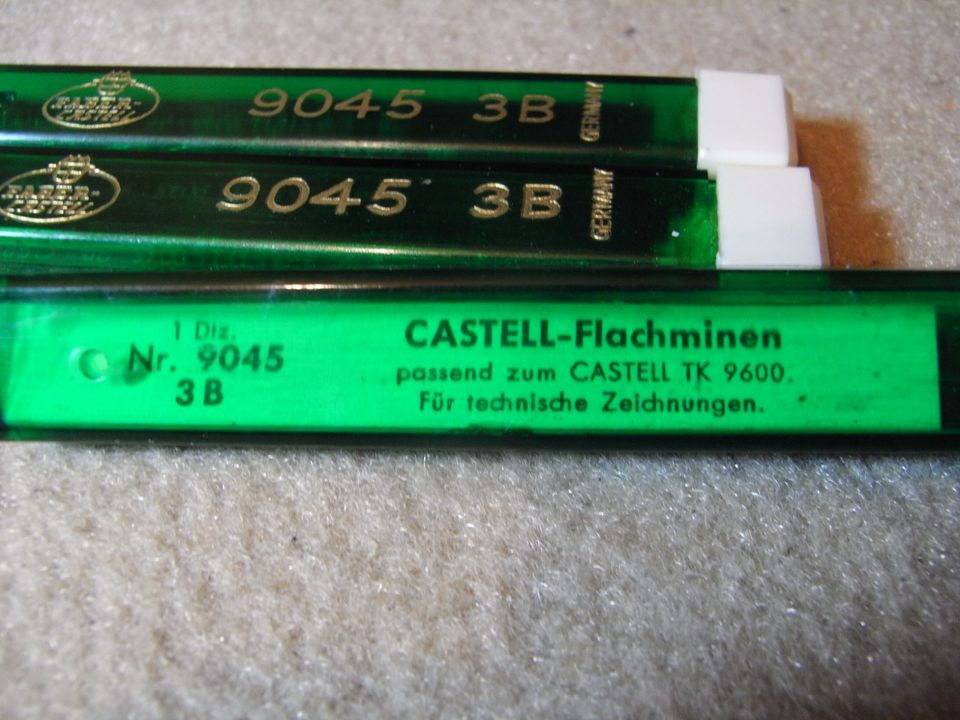 Faber Castell 9045 3B , Flachminen , für TK 9600 , 3 Dosen in Rickling