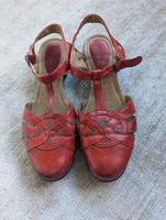 Damenschuhe Romika rot 43 halboffen 3 cm Abatz Hessen - Karben Vorschau