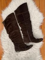 Dunkelbraune Wildlederstiefel Saarbrücken-Mitte - St Johann Vorschau