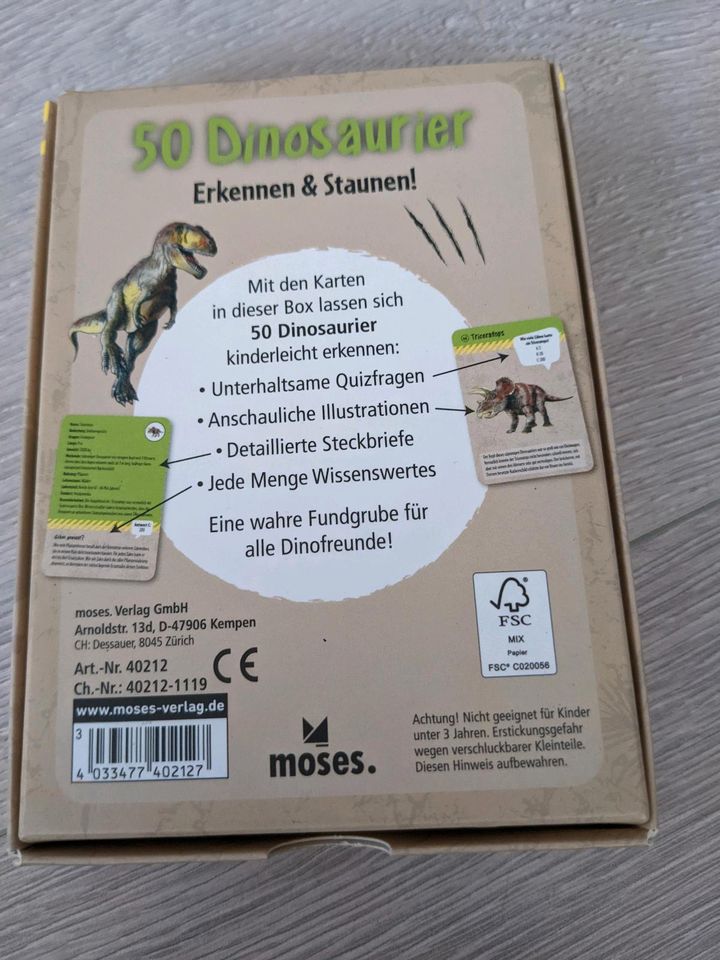 Moses " 50 Dinosaurier" in Haste