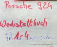 Porsche 924 Reparaturleitfaden Werkstattbuch komplett 1055 Seiten Bielefeld - Joellenbeck Vorschau