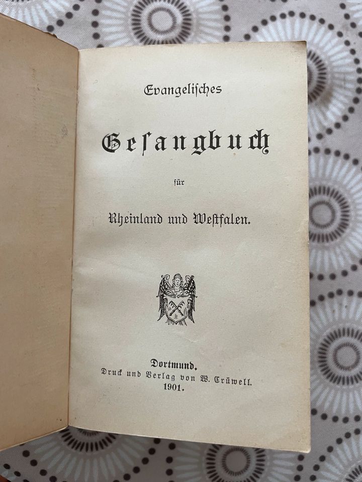 Evangelisches Gesangbuch von 1903 in Duisburg