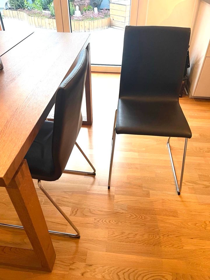 Esstisch Ikea Mörbylanga Holz mit 4 Stühle in Winnenden