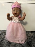 Baby Born Puppe ca 43 cm mit Kleid und Krone rosa Nordrhein-Westfalen - Hilden Vorschau