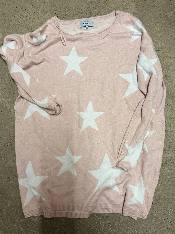 Rosé Pulli mit Sternen von Only in Größe S in Garbsen