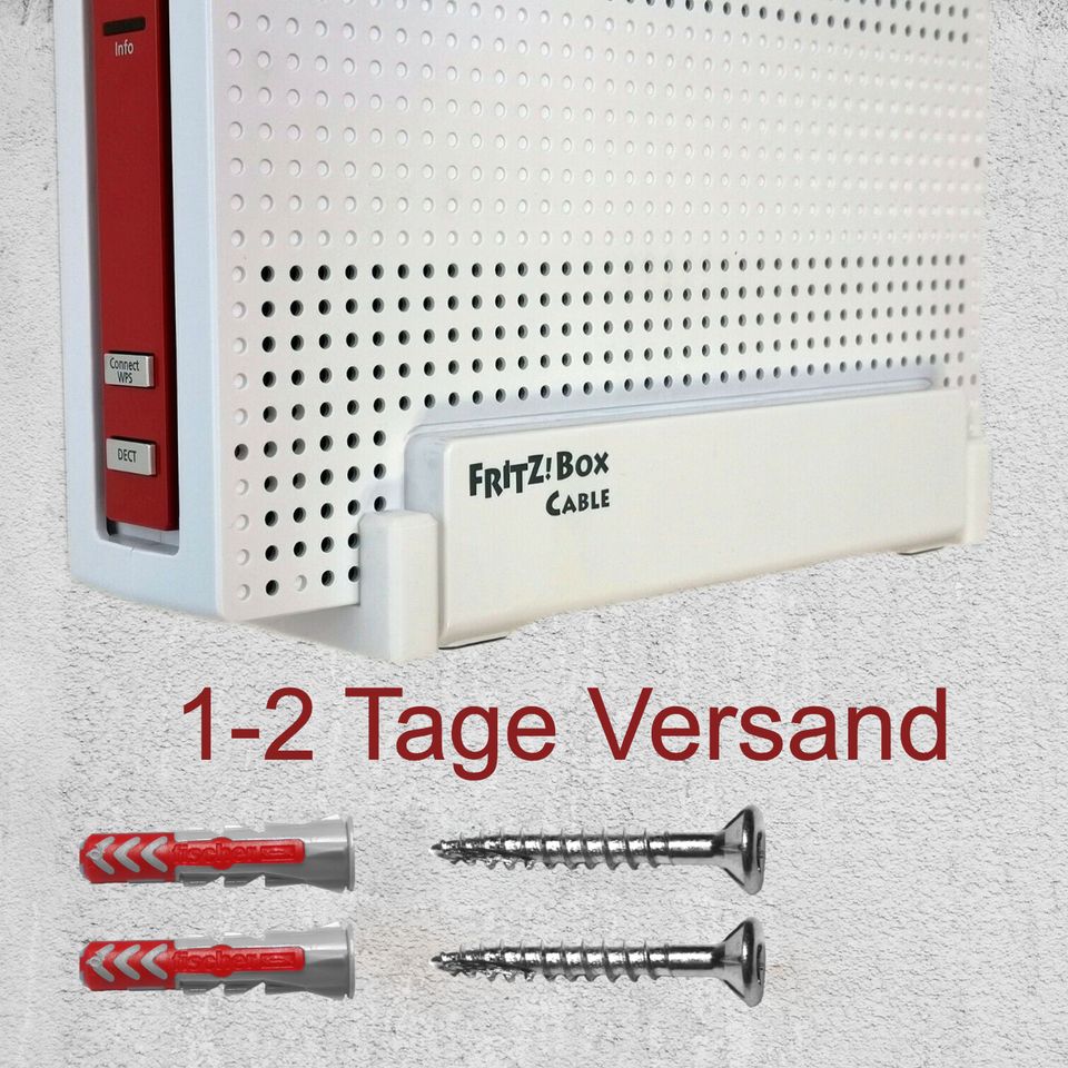 Fritzbox 6590 6591 6690 Wandhalterung für Wandmontage Schrauben in Berlin -  Mitte | Netzwerk & Modem gebraucht kaufen | eBay Kleinanzeigen ist jetzt  Kleinanzeigen