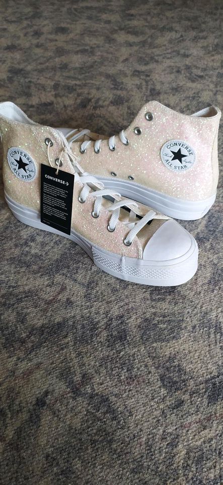 Converse All Star Damen Glitzer Schuhe in Kelsterbach