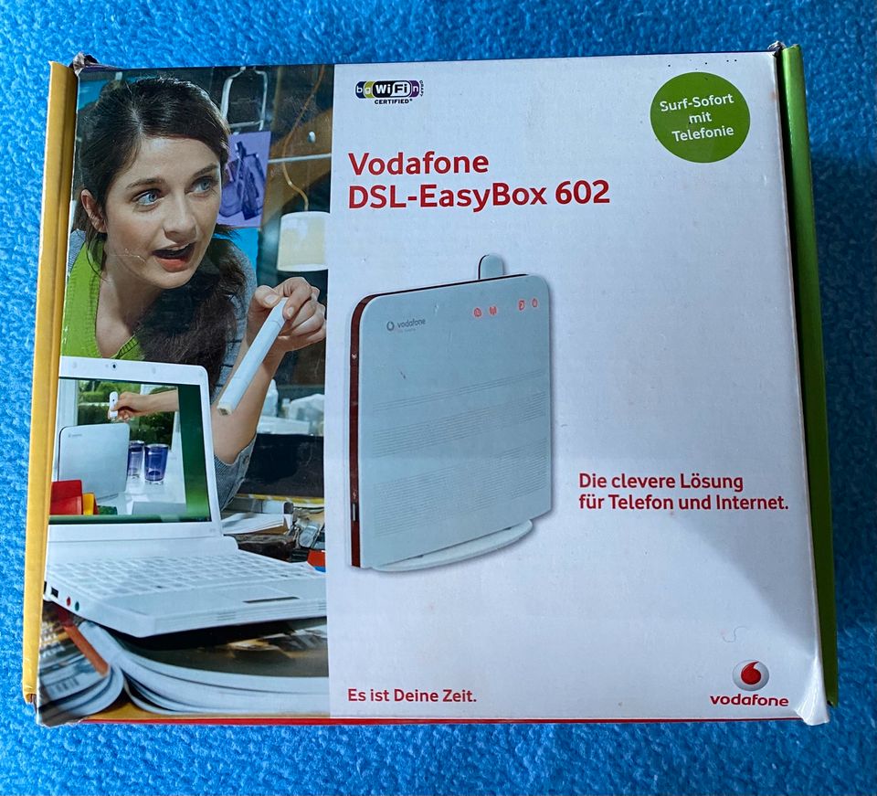 Vodafone DSL-EasyBox 602 incl. Netz- u. LAN- Kabel in Stephanskirchen