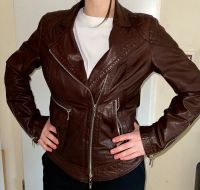 Damen Bikerjacke echtes Leder braun kurz Gr. 38/40 Obervieland - Kattenesch Vorschau