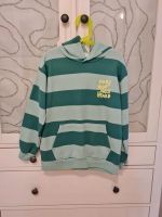 Hoodie H&M Gr. 134/140 grün-mint gestreift Hessen - Rödermark Vorschau