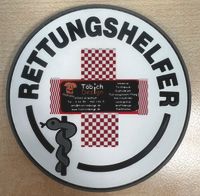 Gummi Rubber 3D Emblem Patch Rettungshelfer RH DRK Abzeichen Rheinland-Pfalz - Grünstadt Vorschau