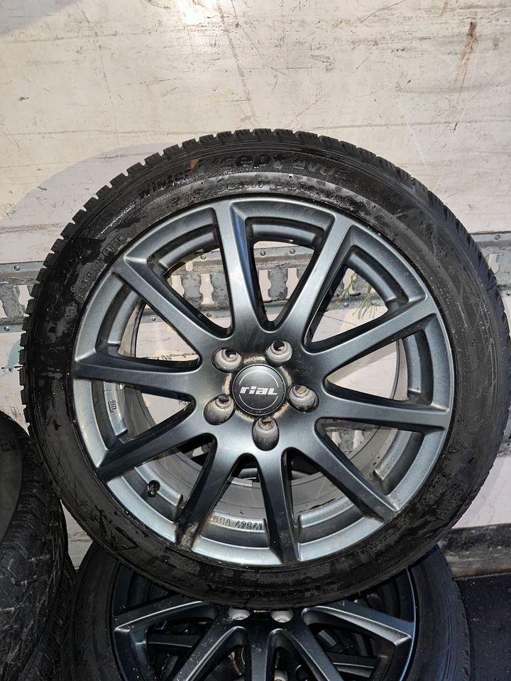 4x Winterreifen Hankook 205/50 R17 / Audi,Seat,Skoda,VW ET40 in Edingen-Neckarhausen