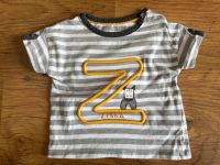 grau-weiß gestreiftes T-Shirt mit Z - Zebra in 74 von obaibi Bayern - Adelsdorf Vorschau