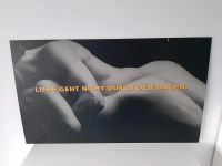 Plakat Poster Pappe sexy Erotik Liebe geht nicht durch den Magen Niedersachsen - Bodenwerder Vorschau