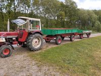 Trecker Transport Heu Stroh Schüttgut Ballen Sand Erde Schleswig-Holstein - Brunsbek Vorschau