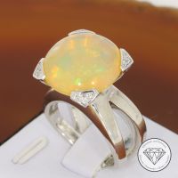 M*184293 Wert 7.500,- Voll Opal Brillant Ring 750 Gold 18 KT XXYY Essen - Karnap Vorschau