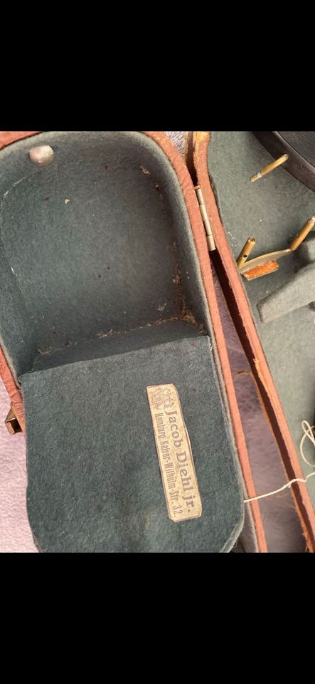 Hartschalenkoffer Geige Vintage Violine Koffer braun in Scharnebeck