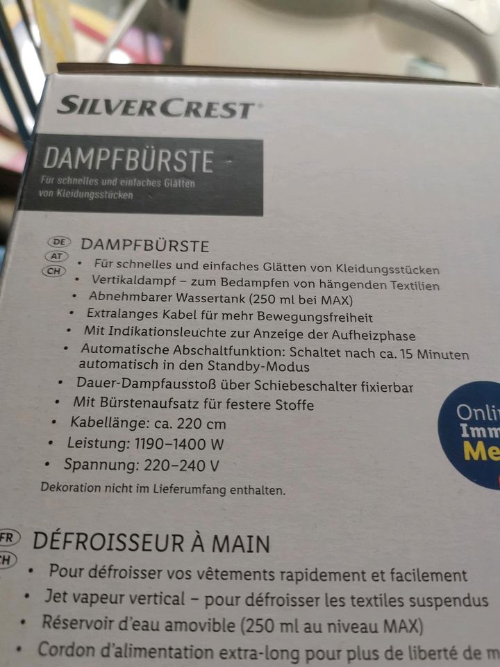 Neu in OVP = Dampfbürste in Wiehl