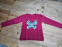 Langarm Shirt Schmetterling Wendepailletten Gr. 104 Hessen - Schotten Vorschau