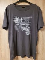 Napapijri T-Shirt Herren Shirt Motiv grau Größe XL original TOP Bayern - Bernhardswald Vorschau