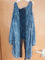 Stylisches Longshirt blau weiß mit Spitze Gr 42 Leipzig - Grünau-Siedlung Vorschau