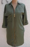 Kleid von Apricot in Khaki in Gr. XS (fällt größer aus!) Kr. München - Unterschleißheim Vorschau