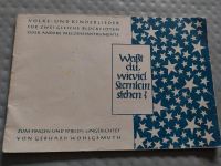Notenheft für Blockflöte Volks- und Kinderlieder von 1954 Sachsen - Coswig Vorschau