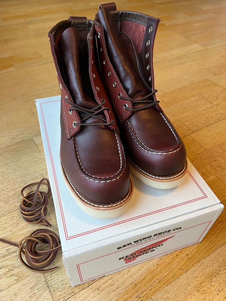 NEU! Red Wing Moc limited Edition 87520 Bison Cherry 9,5 / 42,5 in Geesthacht