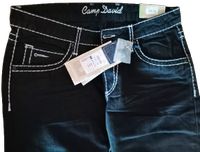 CAMP DAVID Herren Jeans NIKOLAS black schwarz weiße Nähte - Neu! Brandenburg - Geltow Vorschau