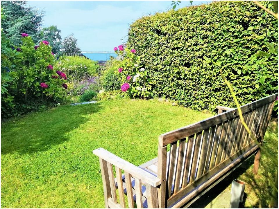 Ferienhaus Schiffsdeck in Langballig an der Ostsee 8 Personen 3 Schlafzimmer 2 Badezimmer 1 Gäste-WC TV Kaminofen Sonnenterrassen Strand Meer Fjord in Langballig