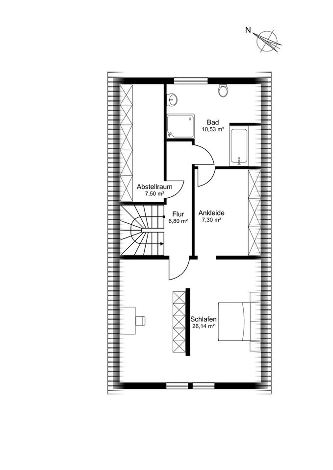 Geschlossener Rohbau, großzügiges Einfamilienhaus mit Garten zum Fertigbauen! in Mühlheim am Main