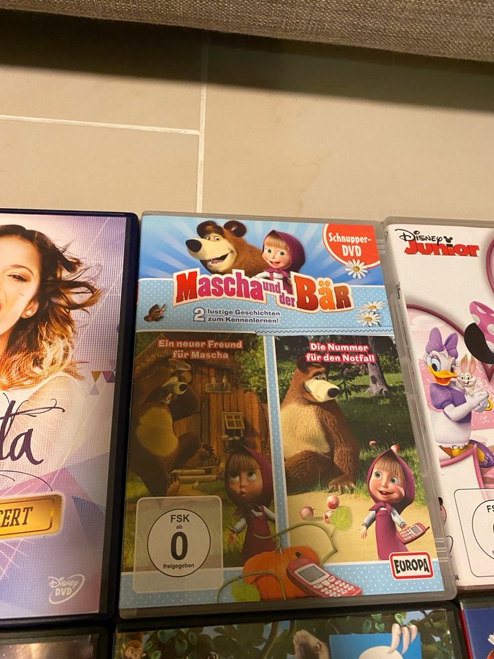 CD und DVD Sammlung Zeichentrickfilme 17 Stück Disney in Rednitzhembach