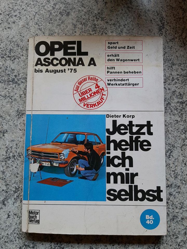 Opel Ascona/ A Reparaturanleitung! in Grasberg