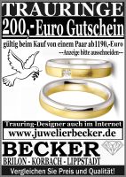 Trauringe Eheringe kaufen bei Juwelier Becker Hessen - Korbach Vorschau