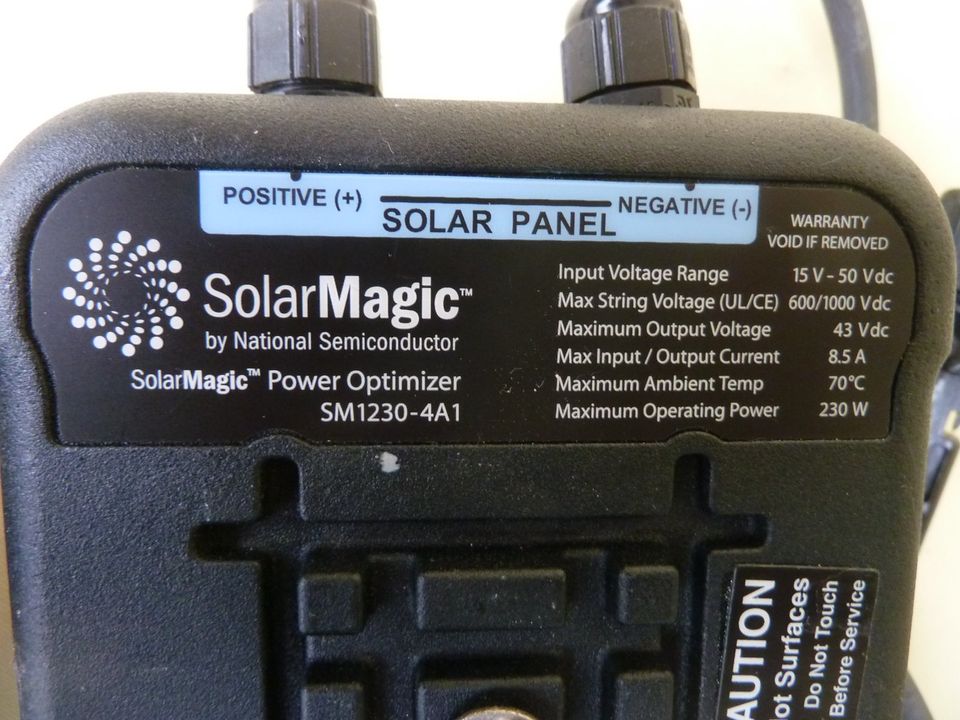 Solar Magic Power Optimizer und Blocking Diode in Zorneding