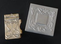 antik Jugendstil Art Nouveau Metall Set Spiegel / Miniaturblock Schleswig-Holstein - Flensburg Vorschau