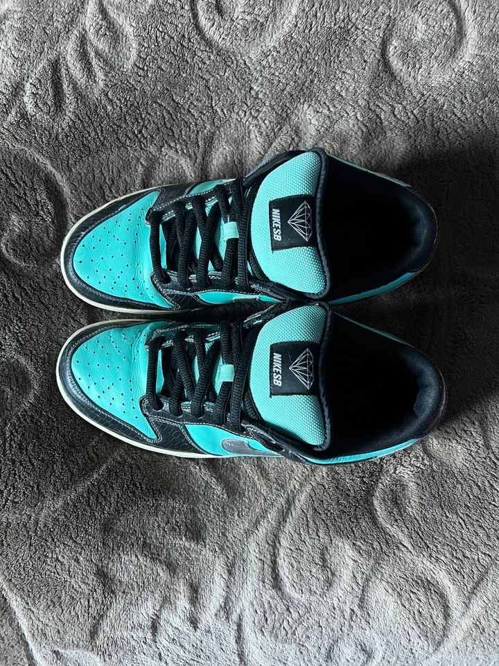 Nike SB Dunk Low Diamond Supply Co. Tiffany Aqua Chrome [46] in Freilassing