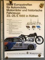 Plakat BMW Europatreffen Rüthen 1988 Veteranen-Club Bremen - Oberneuland Vorschau