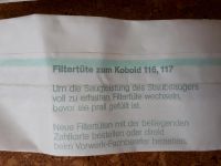 Kobold Vorwerk 116 117 Filtertüten (4 Stück) Baden-Württemberg - Baden-Baden Vorschau