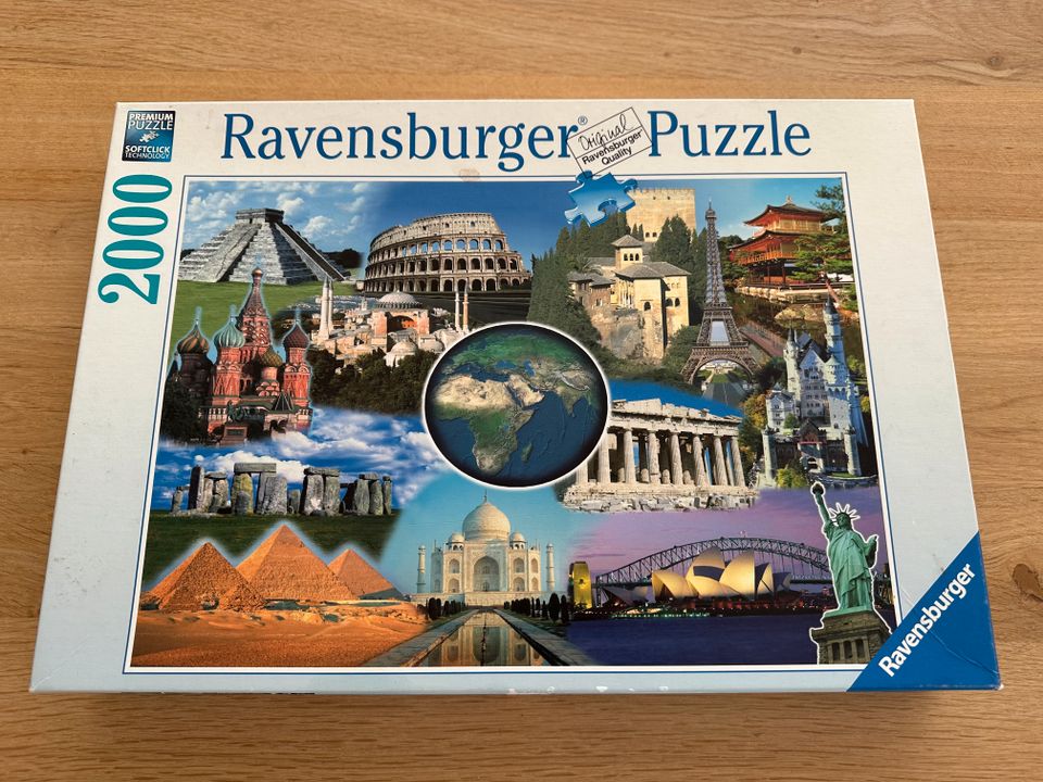 Ravensburger Puzzle - 2000 Teile - Weltwunder in Ratingen