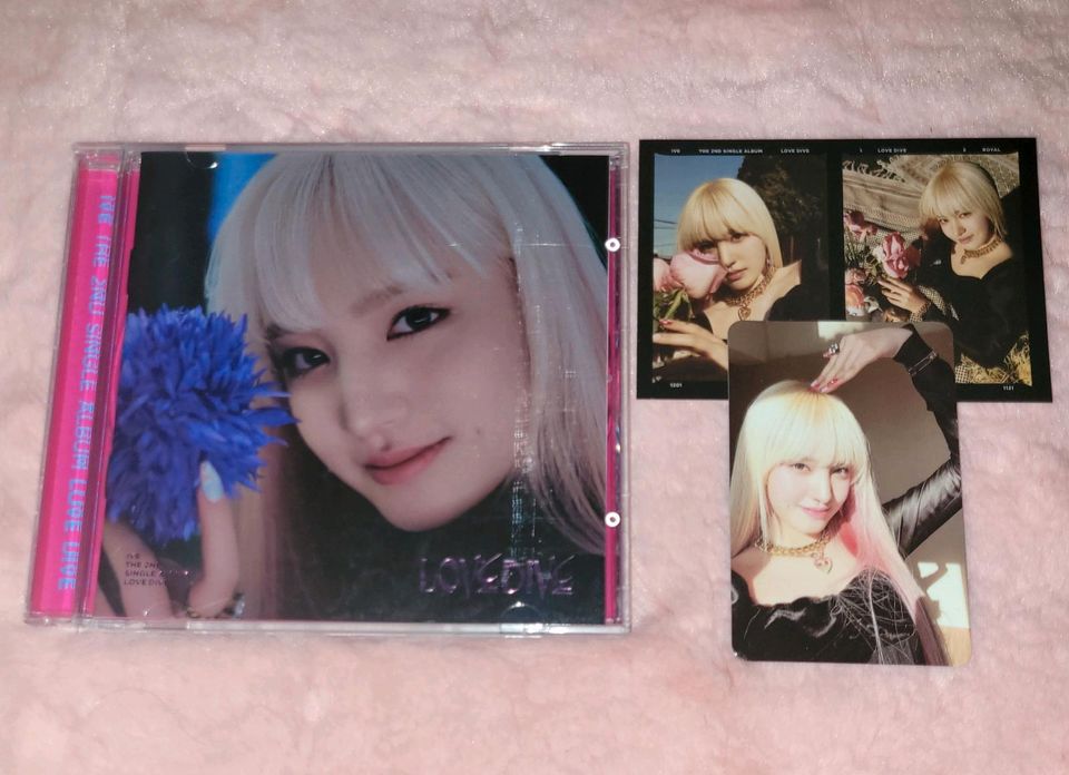 IVE Love Dive Album Liz Version Photocards Rei CD Jewel Case Kpop in Dortmund