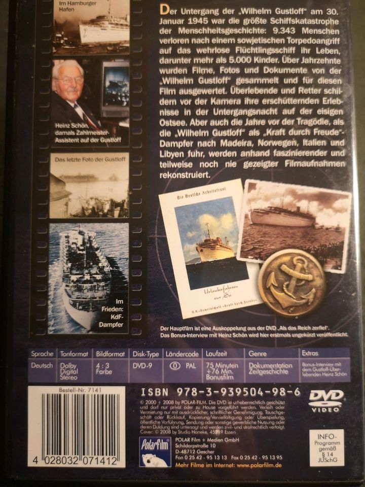 Triumph und Tragödie der Wilhelm Gustloff - DVD - Kriegsfilm in Kempten